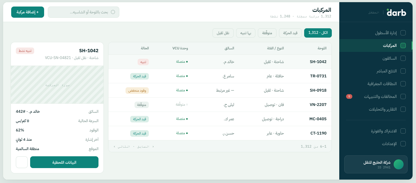 المركبات